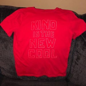 Boys Gap red tee sz(L)
